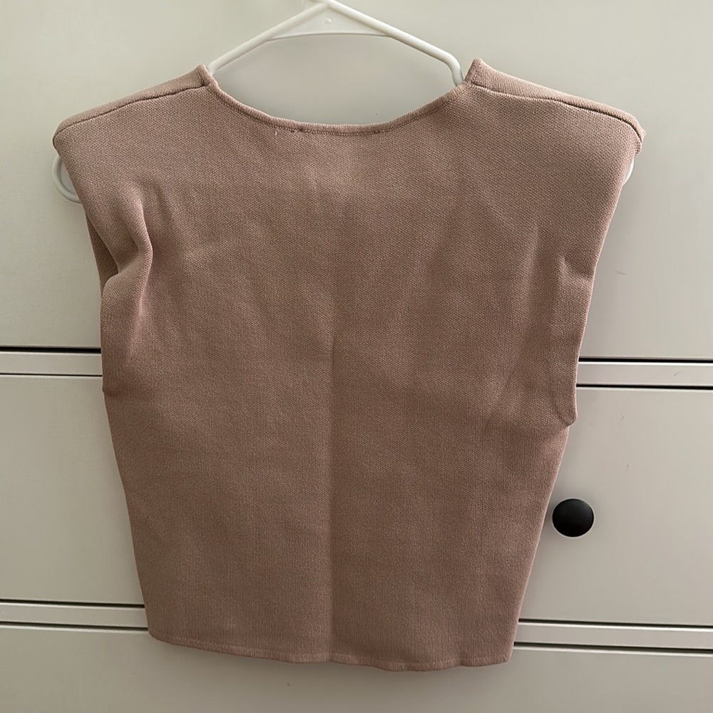 Zara Crop Top with Boning and Shoulder Pads - Picture 7 of 7